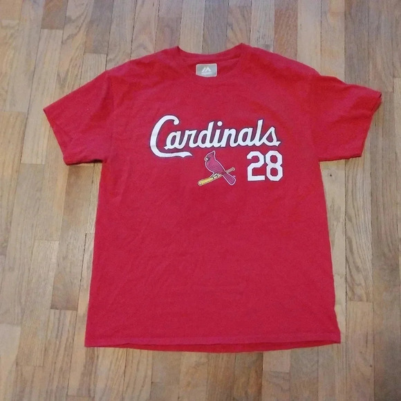 MLB Majestic St Louis Cardinals Nolan Arenado #28 Shirt Large - Picture 9 of 9